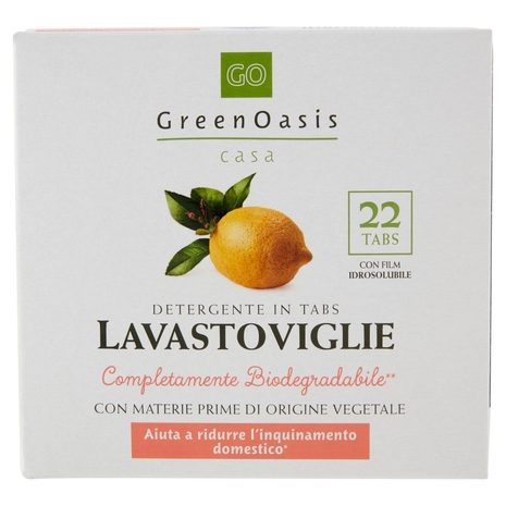 22 Tabs Detergente Lavastoviglie Green Oasis